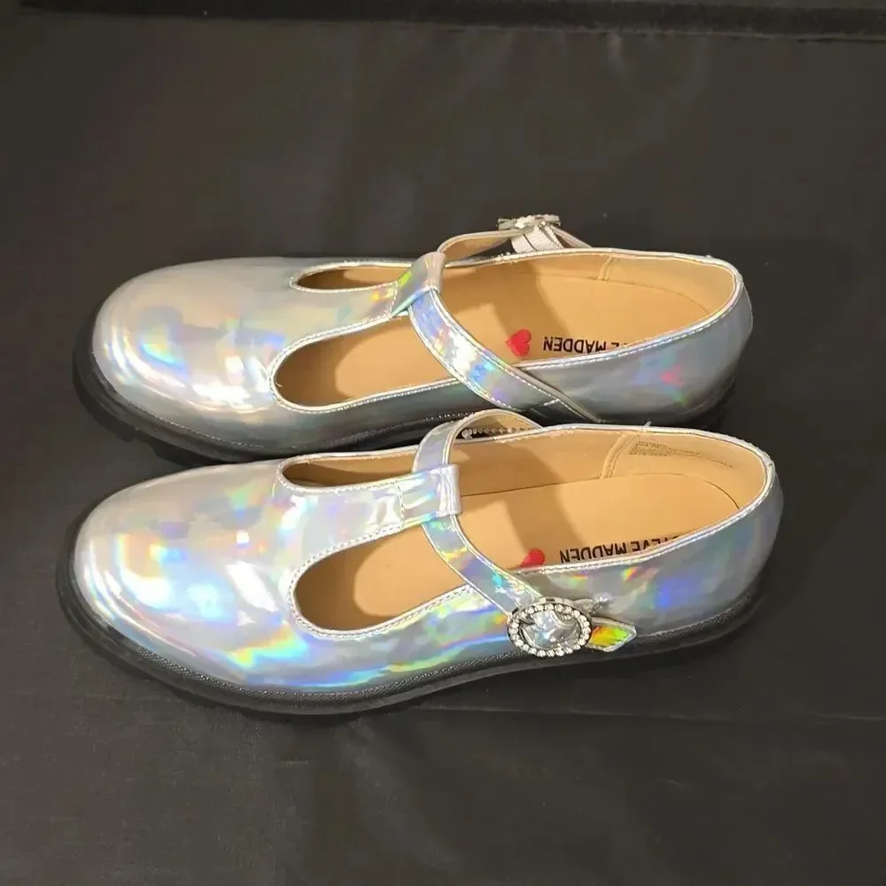 BRAND NEW STEVE MADDEN JSUZEY 954-IRIDESCENT MULTI-COLOR LOAFERS